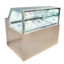 gelato refrigerator electric food dipping cake ice cream display freezer cabinet